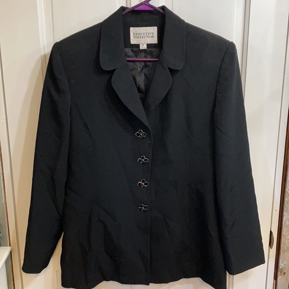 Black Career Blazer Jacket